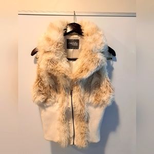 FUR VEST By Charlotte Ruse (L)